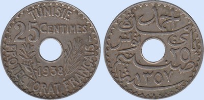 25 Centimes 1938